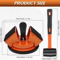 Floor Gap Repair Tool Suction Suction Cup Seamless Joint Tool Suitable for Laminate Floor Gap Repair Installation Flooring Tools