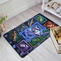 Whistle Technology Compilation Pattern Rug Floor Mat for Living Room or Bedroom Soft and Comfortable Carpet a Gift for Birthday and Holiday. 40x60cm( 15x23in )