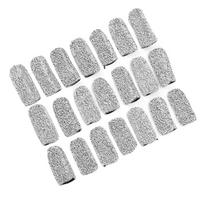 20 Pcs Cut Resistant Finger Cot HPPE Reusable Breathable Universal Finger Protector for Garden Gardening Handicrafts HPPE