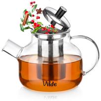 Heat-resistant glass teapot with infuser 730 ml