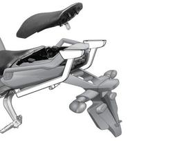Shad topcase carrier for Yamaha FJR 1300, FJR 1300 A ABS
