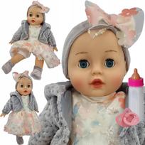 Talking and singing doll (Polish), eyes closed, 45 cm + model + glass_745