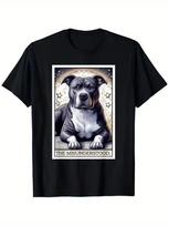 IPitbull Tarot Card Graphic T-Shirt for Men & Women - 100% Cotton 180gsm, Single S