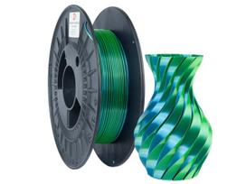 3DPower PLA SILK DUAL filament 1.75mm Blue/Green 0.3kg