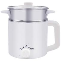 220V 1.6L Electric Hot Pot Mini Stainless Steel Inner 2 Layers Household Cooking Machine Portable Multi Cooker With Steamer 220V