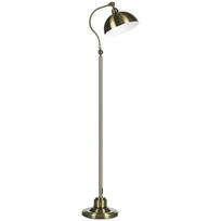 Floor Lamp in Vintage Design, Adjustable Angle, Brass Look, 42 cm x 25.5 cm x 152 cm, Bronze 42 x 25.5 x 152 cm