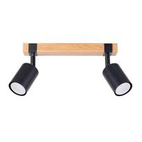 Scandinavian ceiling spot double black 2xGU10 10W FAGER SL.1344 Sollux Lighting