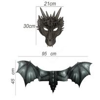 Halloween Dinosaurio Costume Cosplay Accessory One Size
