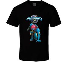 Robot Video Game Metroid Fusion Gaming Gamer Retro T Shirt XXL