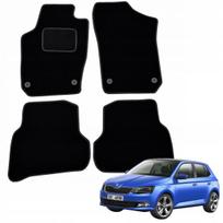 Dywaniki welurowe skoda fabia 3 iii 2014 - 2021 samochodowe maty b