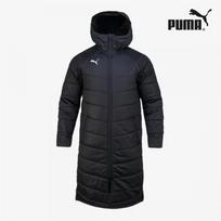 Puma Galleria Puma Liga Sideline Soccer Bench Jacket Hooded Padding 100