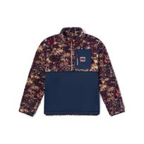 Vans Color Block Design Half Zip Stand Collar Pullover Sweatshirt Unisex sweatshirt Multi-color VN00008FLKZ M