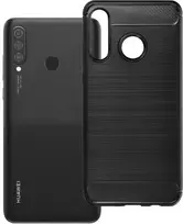 Oem Huawei P30 Lite Carbon 2.0 dėklas, juodas