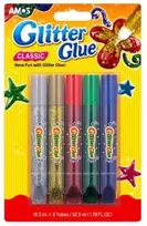 Klijai su blizgučiais Amos Classic 5 vnt. - 10.5 ml