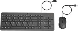 HP 150 Rinkinys Klaviatūra ir pelė su laidu (USB) CZ, juoda