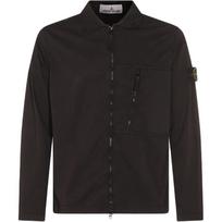 Stone Island Badge Zip Long Sleeve Shirt Men shirts K2S151200003S0010-V0029 XL