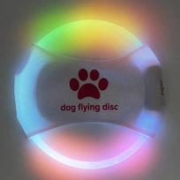 Šunų skraidantys diskai 3 režimai Šviečiantys LED šviečiantys Treniruočių interaktyvūs žaislai Žaidimas Skraidantys diskai Šuns žaislas Augintinio šuns aksesuarai yellow
