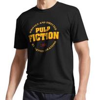 New Pulp Fiction Title Active Logo T-Shirt Funny Size S to 5XL XL