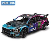 Urban area High-Quality Technical High-Quality 2978Pcs High-Quality Subaruced High-Quality Racing High-Quality Car Construction set High-Quality