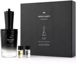 Mind Games Mentor Extrait de Parfum 100 ml + Boya Oud 3 ml + Amber 3 ml + blotter (unisex)