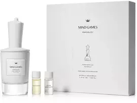 Mind Games Prodigy Extrait de Parfum 100 ml + Rose Absolute 3 ml + Patchouli 3 ml + blotter (unisex)