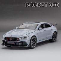 1/24 ROCKET 900 Lydinio Žaislinio Automobilio Modelis Guminės Padangos Simuliuotas Interjeras 6 Atidaromos Durys Kolekciniai Automobilio Papuošalai Vaikų Žaislas Berniuko Dovana