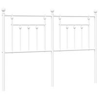 Replacement Headboard Metal White 135 cm