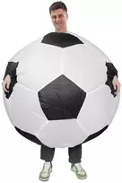 Pripučiamas futbolo kamuolio kostiumas suaugusiems