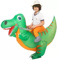 Pripučiamas dinozauro kostiumas vaikams