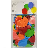 Įvairių spalvų balionai, 100 vnt., 20,3 cm