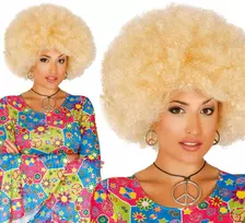Šviesus afro perukas
