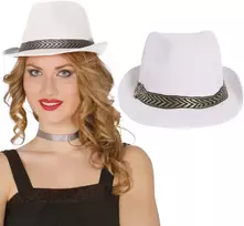 Balta gangsterio kepurė