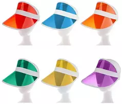 Vibrant Carnival Training Visors: Add a Splash of Color to Your Workout!