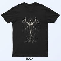 Goth Angel Cyber Sigil Fallen Wings Alt Alternative Horror T-Shirt XXXXL