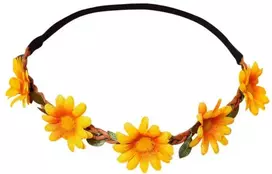 Blossom in Style: Vibrant Geltona Floral Headband