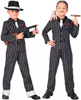 Gangsterio kostiumas vaikams