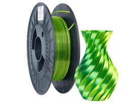 3DPower PLA SILK DUAL filament 1.75mm Green/Yellow 0.3kg