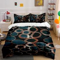 Abstract Circle Pattern Bedding Set Bedding set (1 duvet cover, 2 pillowcases, duvet not included) 135x200cm