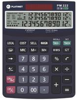 Platinet Calculator 12D Tax Mar 3 Lines Display [41066]