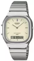 Laikrodis Casio Collection Vintage CASIO VINTAGE modelis EDGY ROUNDED SQUARE - Sidabrinis