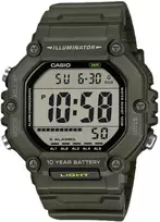 Laikrodis Casio Collection Vintage CASIO SPORT COLLECTION OVERSIZE 10 YEARS BATTERY - Žalias AE-1600HX-3AVEF
