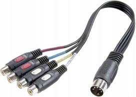 Z8377 SpeaKa Professional SP-7870300 Y RCA/DIN Audio Adapter
