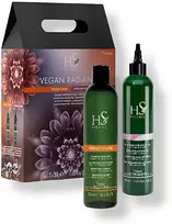HS Milano Vegan Radiance Color Care rinkinys (šampūnas 350 ml + nenuplaunama kaukė 350 ml)