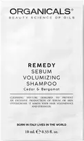 Organicals REMEDY Sebum Volumizing Šampūnas Cedar & Bergamot volumizing Šampūnas for limp, easily greasy hair 10 ml