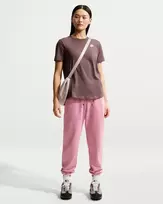 Nike Palaidinė Moterims W Nsw Club Ss Tee Burgundy DX7902 502