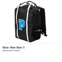PUMA Zip Closure Canvas Backpack Regular Unisex Black 076655-01 One Size 1