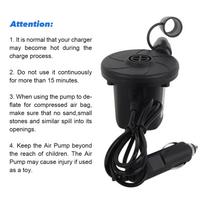 Electric Air Pump DC12V Home Inflate Deflate Pumps Inflator Electropump For Air Mattress Air Bed Inflate Toy with 3 Nozzles other