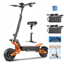 TOURSOR X5 Adult Electric Scooter Dual Motor 2500W*2 52V 26AH 11-inch Road Tires City Commuting E-Scooter