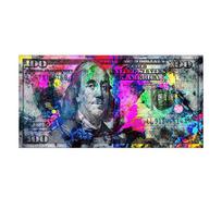 Abstraktus Pinigų Dolerio Drobės Tapyba Modernus Plakatas Sienos Meno Paveikslas Svetainei Cuadros Namų Dekoras HD Spaudiniai Be Rėmo 20x40cm