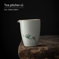 180ml Ceramic Fair Cup Ru Kiln Tea Divider Tea Sea Creative Even Cup